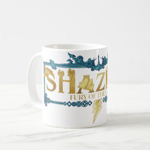 Mug SHAZAM ! Furie des dieux   Logo mythique