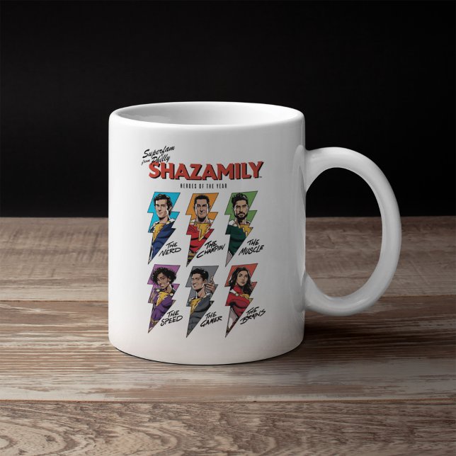 Mug SHAZAM ! Furie des dieux | SHAZAMily Boulons comiq (Créateur téléchargé)