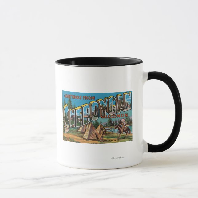 Mug Sheboygan, Wisconsin (Indiens # 2) (Droite)