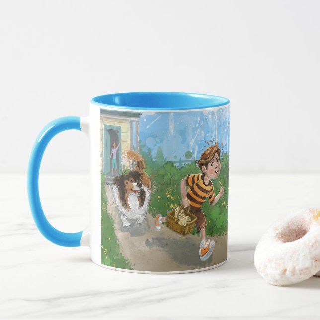 Mug Sheldon et Davie Adventure (Avec donut)