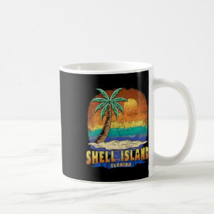 Mug Shell Island Florida Vintage Souvenir dénudé