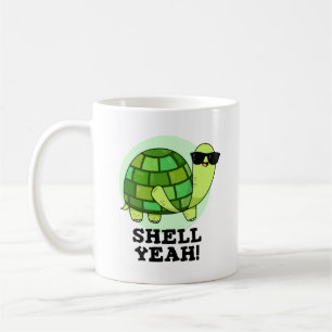 Mug Shell Ouais Funny Tortoise Pun