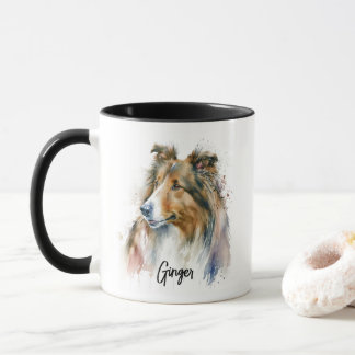Mug Sheltie Chien race Personnalisée