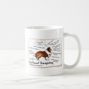 Mug Sheltie de sable
