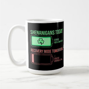 Mug Shenanigans aujourd'hui, mode récupération demain