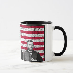 Mug Sherman, Lincoln, et Grant avec la frontière noire