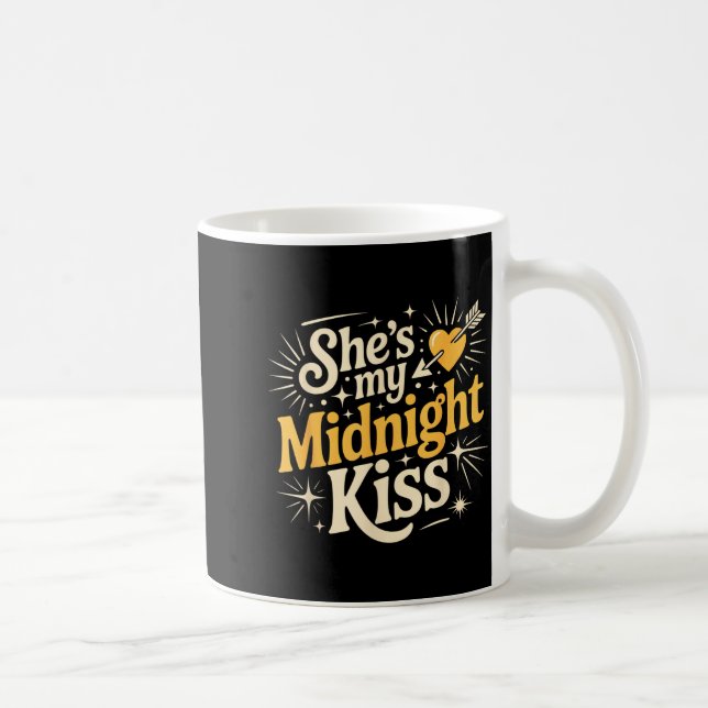 Mug She's My Midnight Kiss Saying Romantic Couple New  (Droite)
