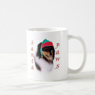 Mug Shetland Sheepdog Père Noël Paws