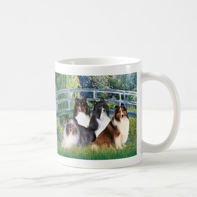 Mug Shetland Sheepdog (quatre) - Pont (Droite)