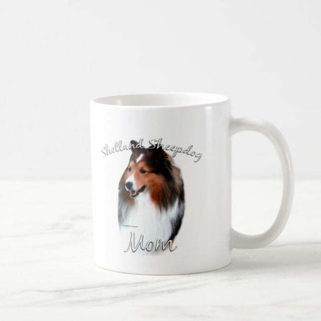 Mug Shetland Sheepdog (sable) Maman 2 (Droite)