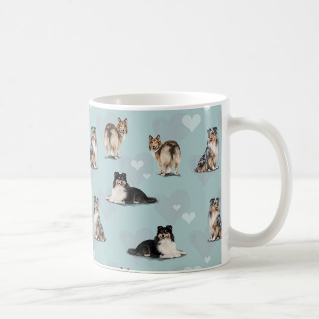 Mug Shetland Sheepdogs Sheltes (Droite)