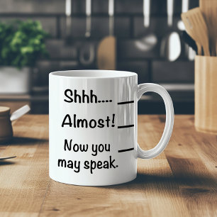 Mug Shh Meme - Ne me parlez pas avant mon café