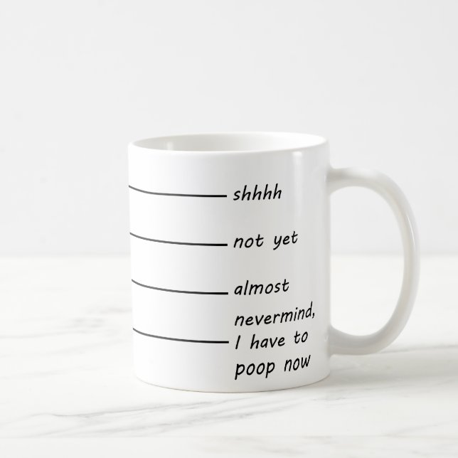 Mug Shh, presque du café (Droite)