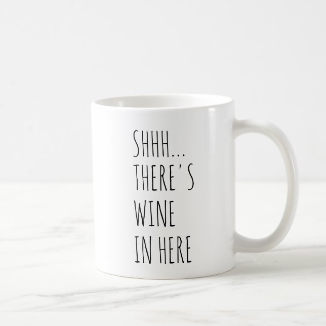 Mug Shhh… Il y a vin dedans ici (Droite)