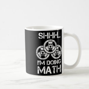 Mug Shhh Je fais Math Drôle Poids Lifting Entraînement