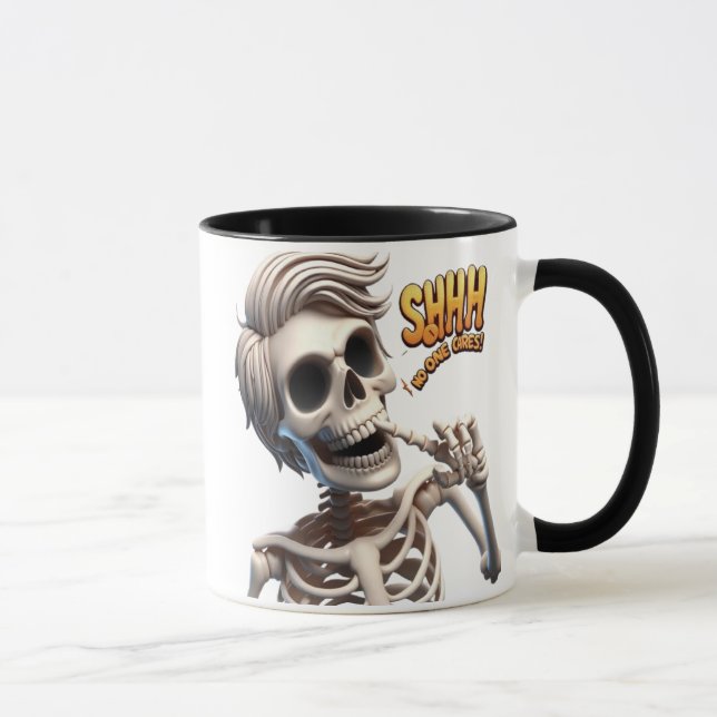 Mug SHHH... Personne Ne Se Soucie D'Être Unique Et Chi (Droite)