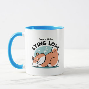 Mug Shiba Inu Art : Juste un Shiba Lying Low