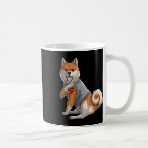 Mug Shiba Inu I Love Maman Tattoo Dog Shirt Drôle Mère