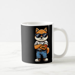 Mug Shiba Inu I Love Papa Funny Chien Tattoo