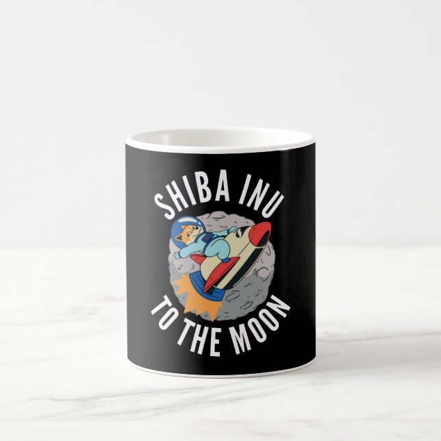 Mug Shiba Inu Pièce À La Lune Rocket Hodl (Centre)