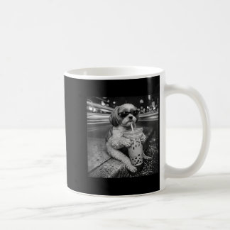 Mug Shih Tzu drôle buvant un café glacé Amoureux des c