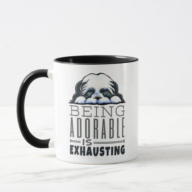 Mug Shih Tzu Être adorable (Gauche)