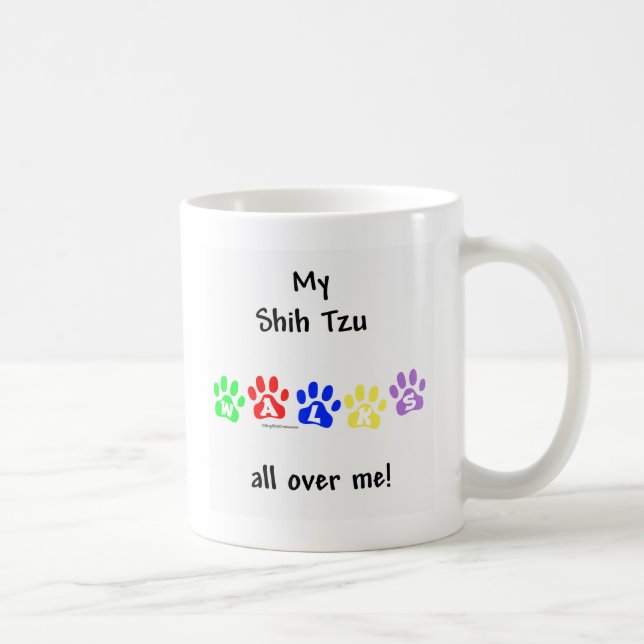 Mug Shih Tzu Marche Sur Vous (Droite)