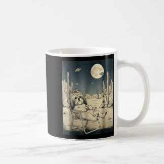 Mug Shih Tzu UFO occidental vintage Hommes Femmes