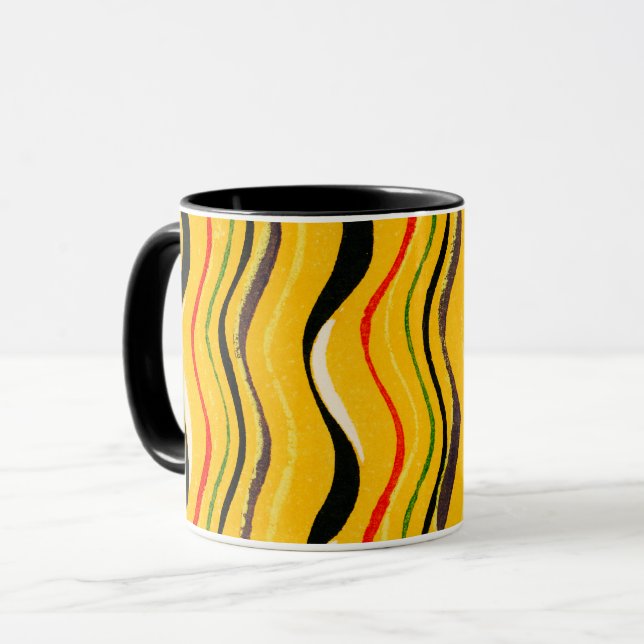 Mug Shima-Shima, colorful pattern, (Devant gauche)