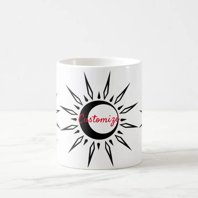 Mug Shining Sun Crescent Moon (Centre)