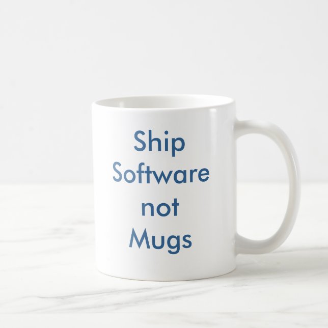 Mug ShipSoftwarenotMugs (Droite)