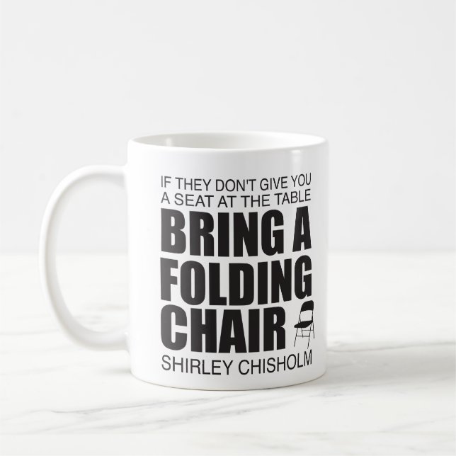 Mug Shirley Chisholm Chaise pliante (Gauche)