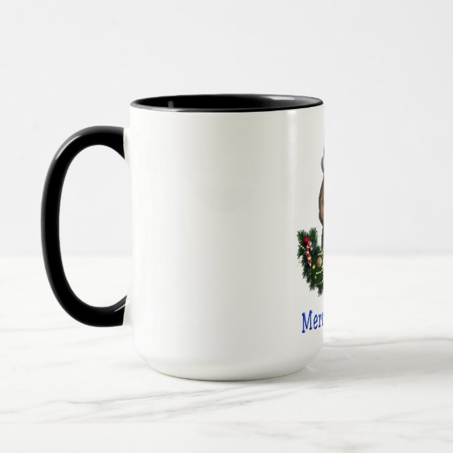 Mug Shitzu cadeaux de Noël (Gauche)
