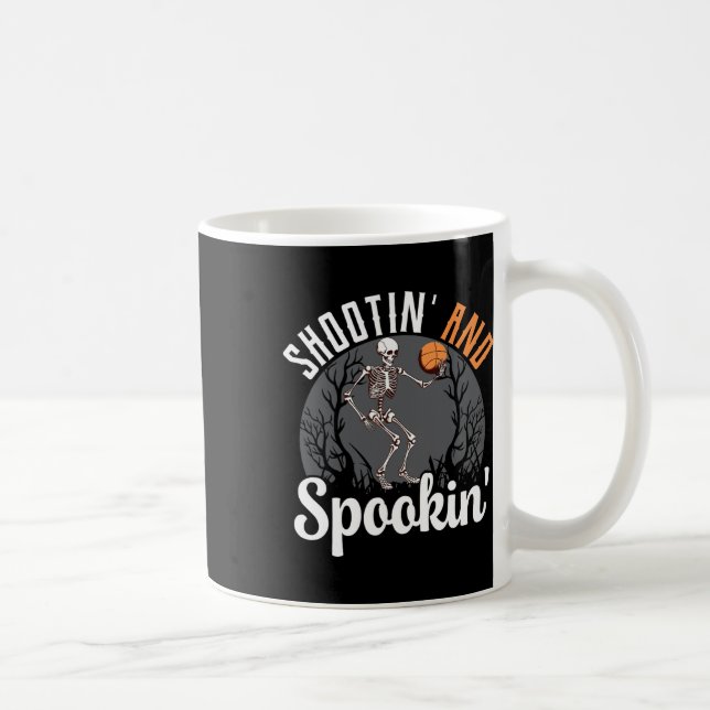 Mug Shootin' Et Spoin Skeleton Joueur De Basketball Ha (Droite)