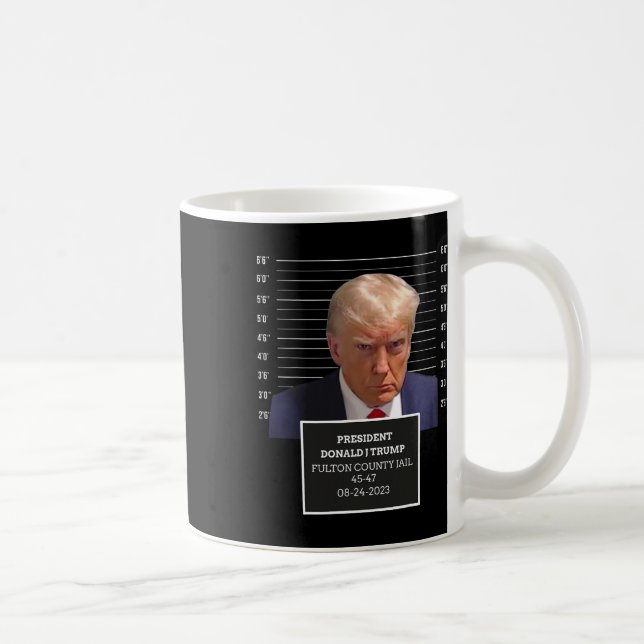 Mug Shot Président Donald J Trump Mugshot 2023 Amu (Droite)