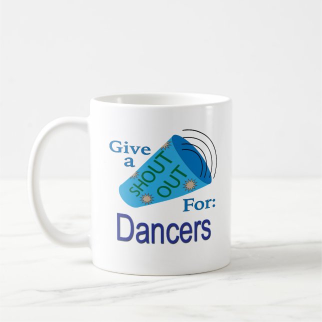 Mug Shout Out pour les danseurs (Gauche)