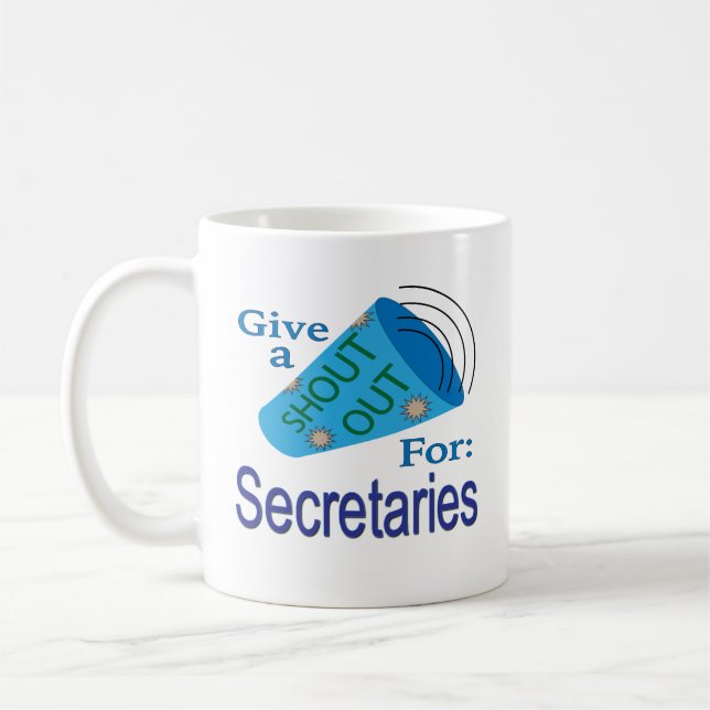 Mug Shout Out pour les secrétaires (Gauche)