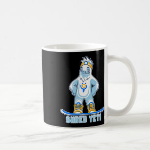 Mug Shred Yeti - Fun Yeti Bigfoot Sasquatch Snowboardi