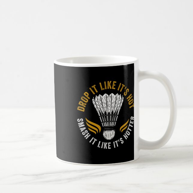Mug Shuttle Joueur Badminton (Droite)