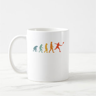 Mug Shuttlecock Evolution Retro Badminton