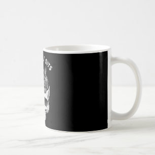 Mug Si ça rentre je m'assois crâne de chat noir humour