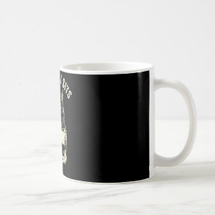 Mug Si ça rentre je m'assois crâne de chat noir mème d