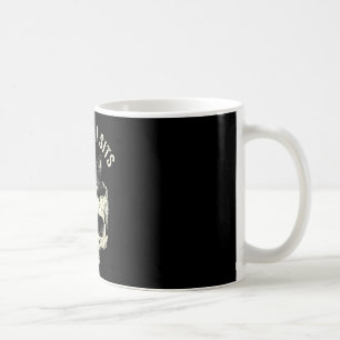 Mug Si ça rentre je m'assois crâne de chat noir mème d