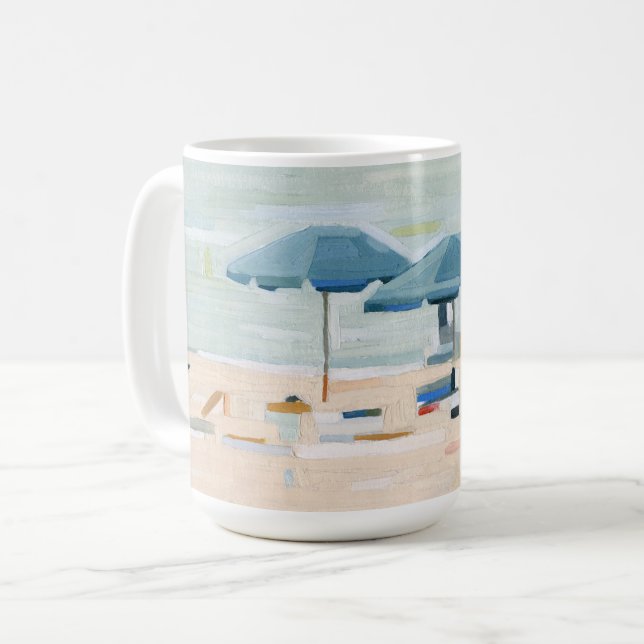 Mug Si c'est les plages (Devant gauche)