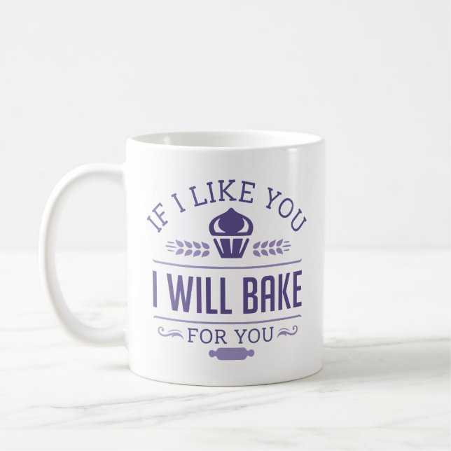 Mug Si Je T'Aimerais, Je Vais Vous Cuire (Gauche)