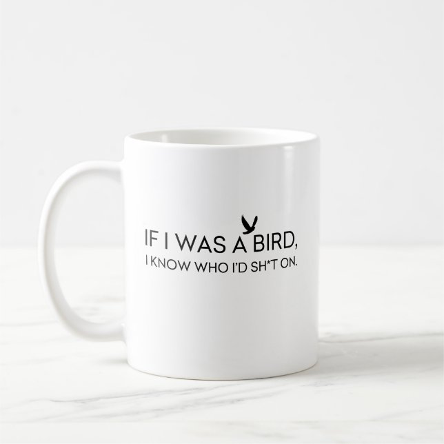 Mug Si j'étais un oiseau (Gauche)