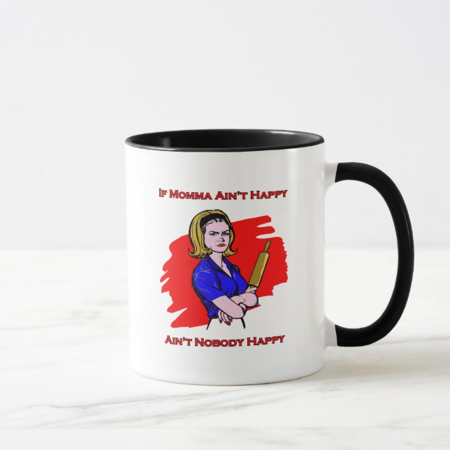Mug Si la maman n'est pas heureuse (Droite)