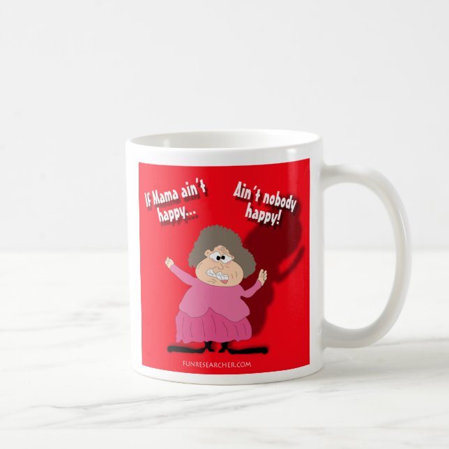 Mug Si la maman n'est pas heureuse… n'est personne (Droite)