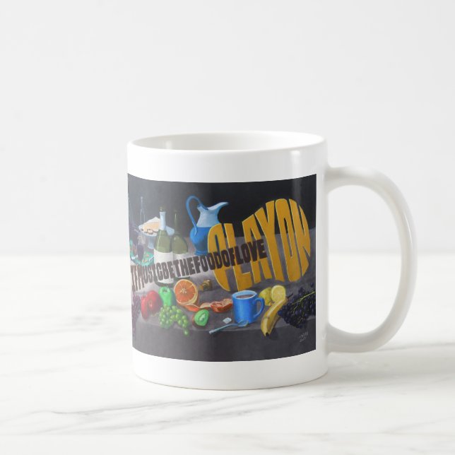 Mug Si La Musique Est La Nourriture De L'Amour (Droite)