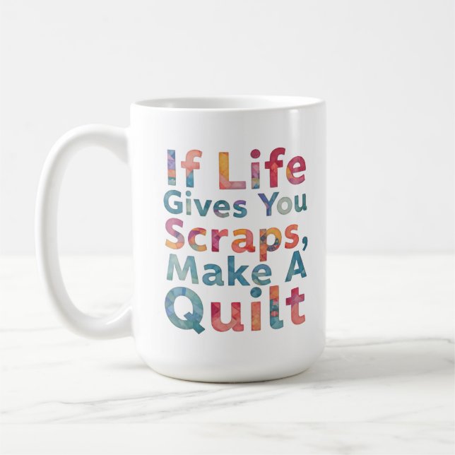 Mug Si la vie vous donne des chutes, faites une courte (Gauche)